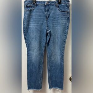 Old Navy Classic Blue Cropped Jeans